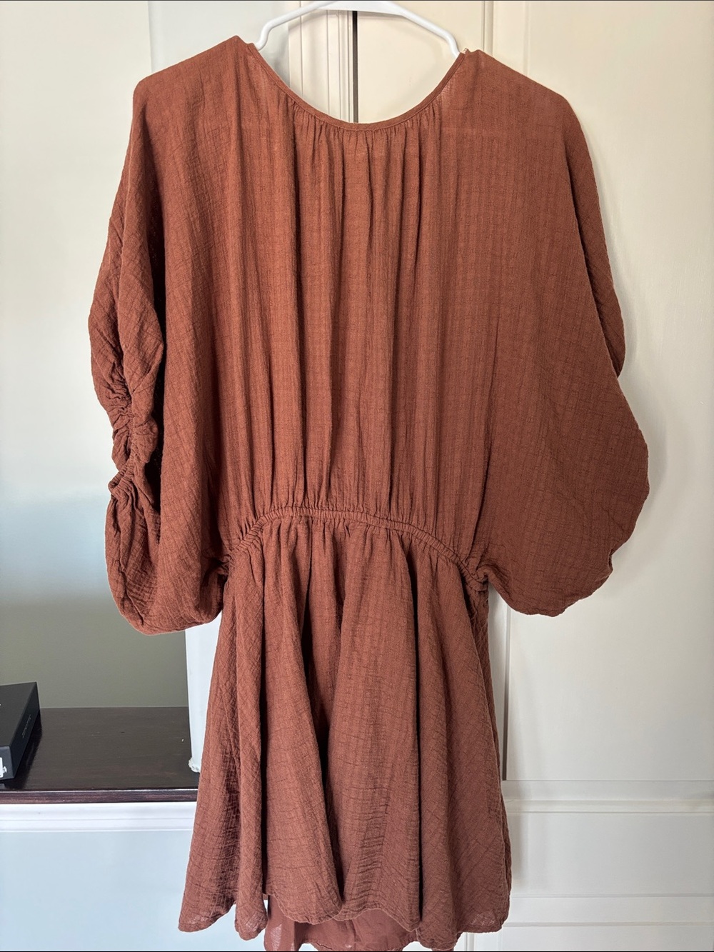 aerie Linen Babydoll Dress